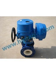 API electric cast steel ceramic flange ball valve